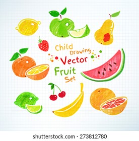 Kids Drawing Foods Hd Stock Images Shutterstock