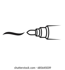 felt pen , Marker vector icon 
