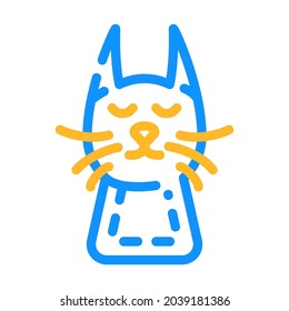 felt pocket color icon vector. felt pocket sign. isolated symbol illustration