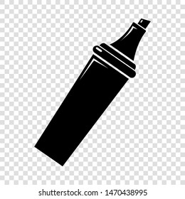 Felt tip pen icon. Simple illustration of felt tip pen vector icon for web
