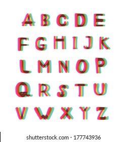 Felt-tip pen Alphabet set