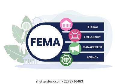 FEMA - Federal Emergency Management Agency acronym, concept background