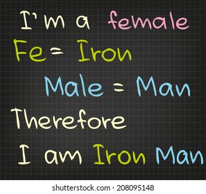 I am female