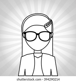 female avatar design 