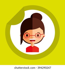 female avatar design 
