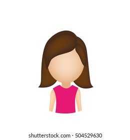 female avatar icon image 
