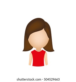 female avatar icon image 