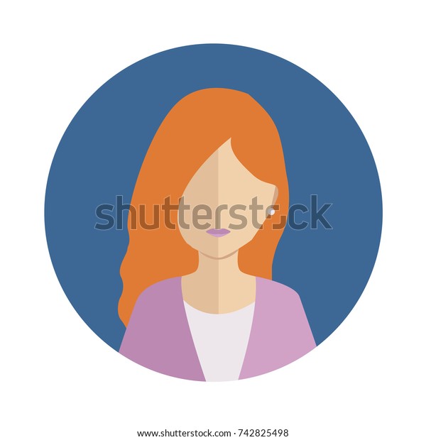 Female Avatar Profile Picture Vector Stock Vector (Royalty Free ...