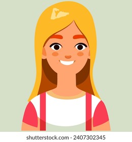 female avatar, for social network