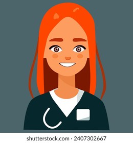 female avatar, for social network