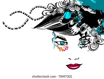 Female background