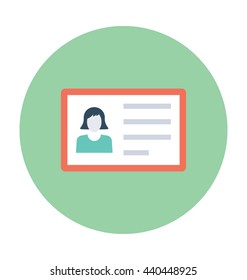 Female Badge Vector Icon