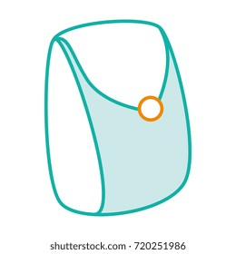 female bag isolated icon