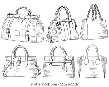 Download Handbag Sketch High Res Stock Images Shutterstock