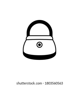 Female Bag vector illustration. Isolated vector icon.