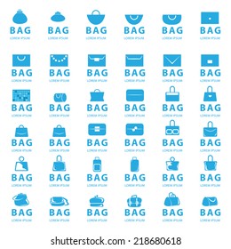 Female Bags Collection - Isolated On White Background - Vector Illustration, Graphic Design Editable For Your Design  