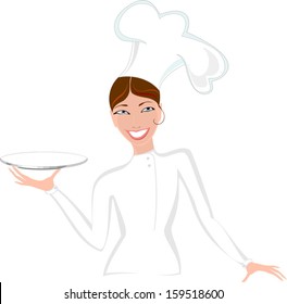 Female baker