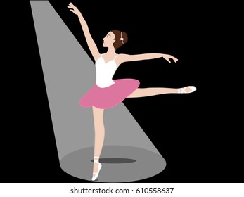 female ballet dancer