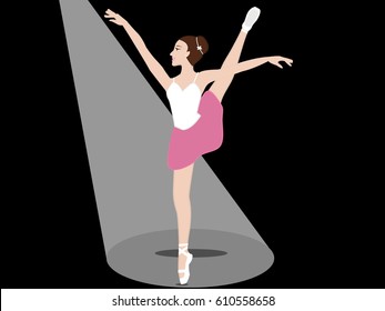 female ballet dancer