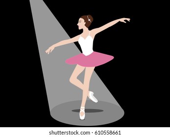 female ballet dancer