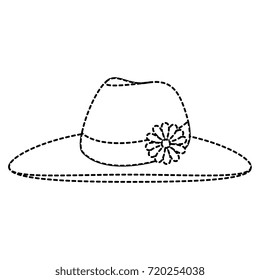 female beach hat icon