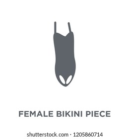 Female Bikini Piece Icon Female Bikini Stock Vector Royalty Free Shutterstock