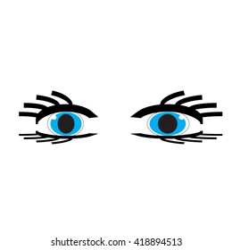 Female Blue Eyes