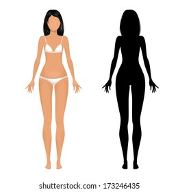 Female body template