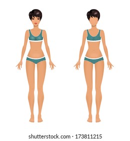 Female body template