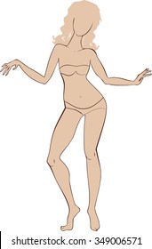 Female body template