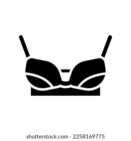 Female bra icon (vector graphics)