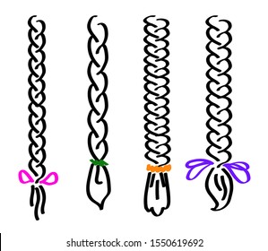 Braid Silhouette Images, Stock Photos & Vectors | Shutterstock