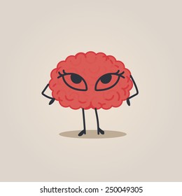 Female Brain character