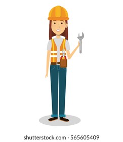 female builder avatar character