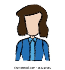 female character head woman avatar image