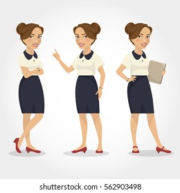female character Hispanic business woman