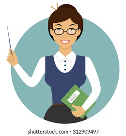 10,110 Female teacher avatar Images, Stock Photos & Vectors | Shutterstock