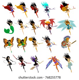 female characters collection