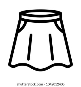 Female Cheerleader Skirt