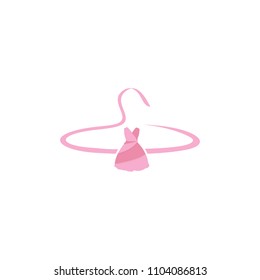 female clothes logo template