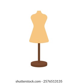 Female clothing mannequin icon. Tailor mannequin. Vector illustration.