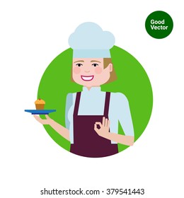 Female confectioner