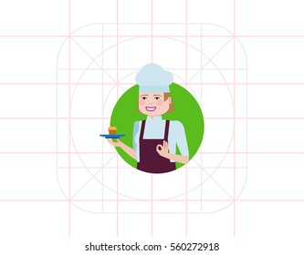 Female confectioner