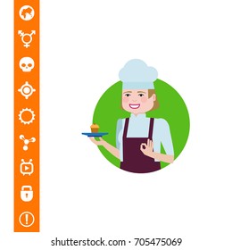 Female confectioner