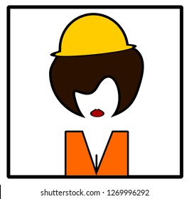 female construction worker