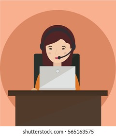 Female Customer Support Operator