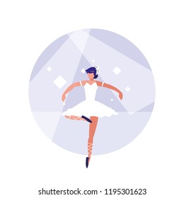 female dancer ballet character