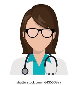 female doctor avatar character
