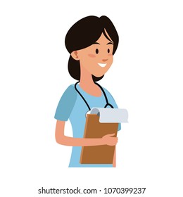 Female doctor cartoon