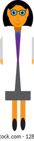 female doctor illustrator